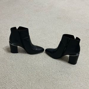 Black Nine West Leather Boots